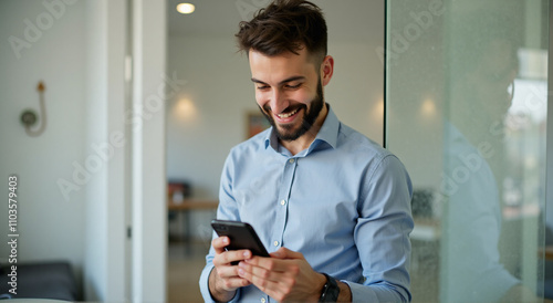 man talking on cell phone