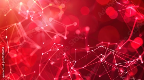 Annual meeting background technology lines red technology kv sign in wall
