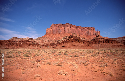  Dry desert landscape in Arizona, USA