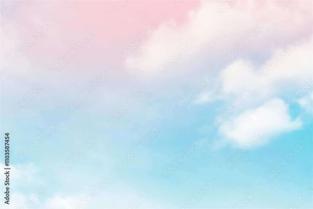 Obraz premium blue sky with clouds