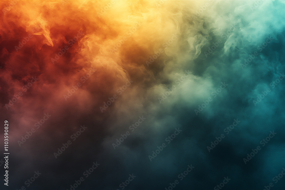 Colorful foggy background Colorful foggy background