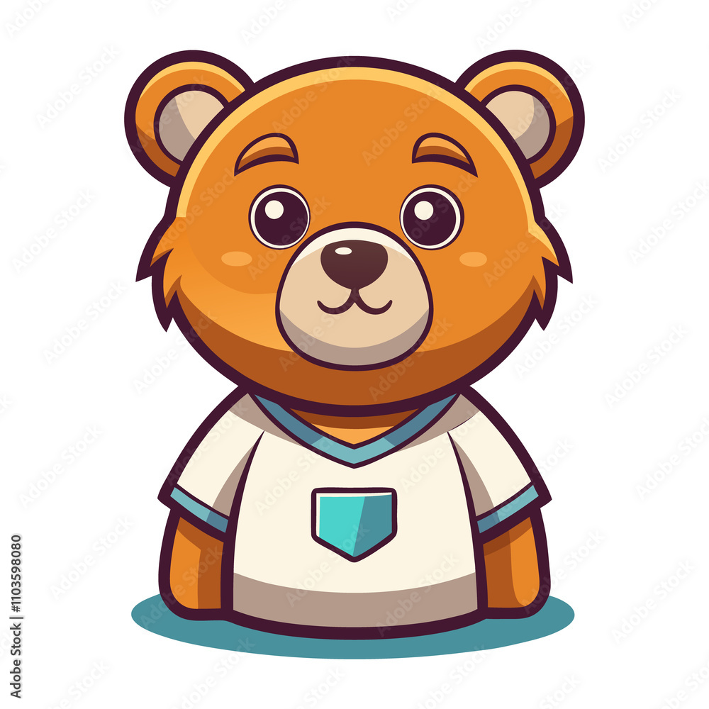 Bear cartoon transparent. Cute cartoon. Cute baby bear. Standing bear. Bear cartoon illustration Bear cartoon transparent. Cute cartoon. Cute baby bear. Standing bear. Bear cartoon illustration