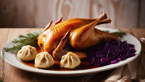Rustic Holiday Meal: Rustic Delights: A Holiday Plate to Remember