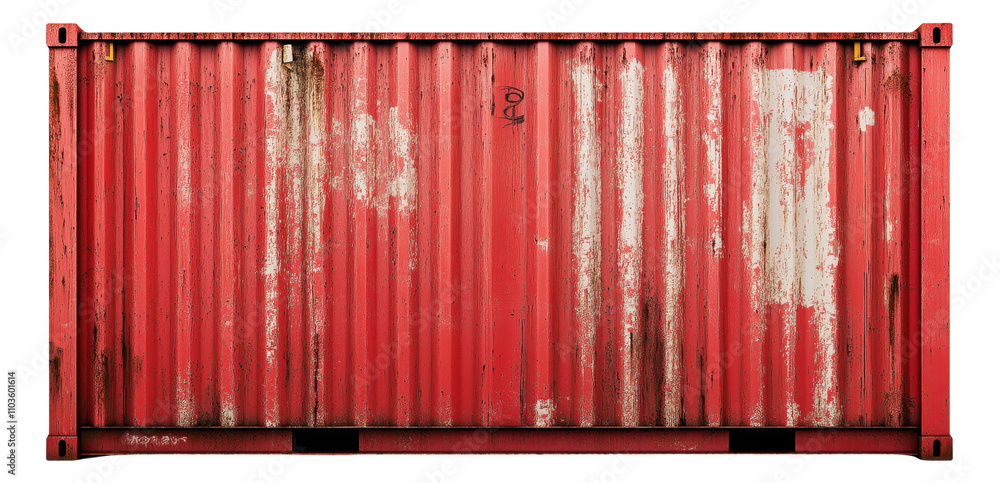 PNG Rusty red shipping container with signs of weathering Stock ...