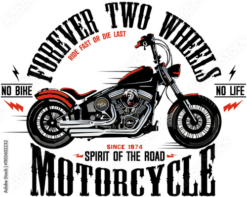 Moto motorcycle moto spirit of the road forever two wheels