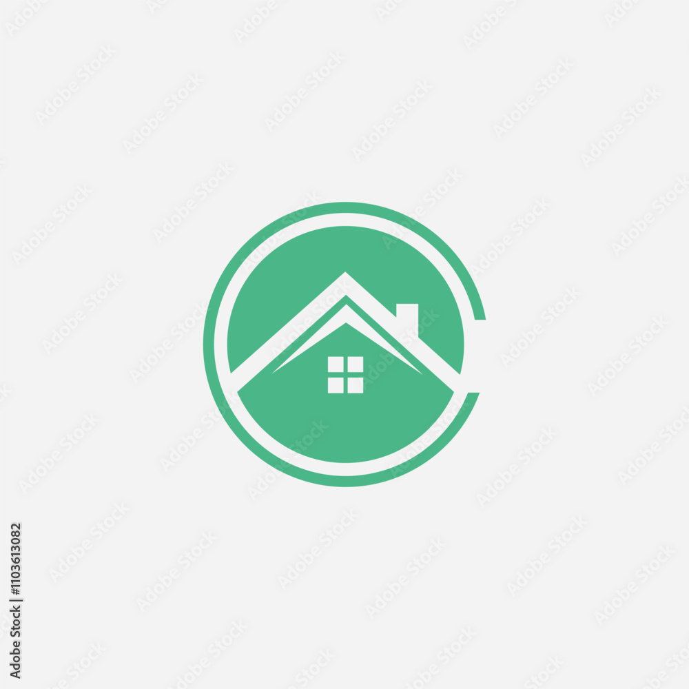 Real estate with letter C logo fully editable vector template Real estate with letter C logo fully editable vector template