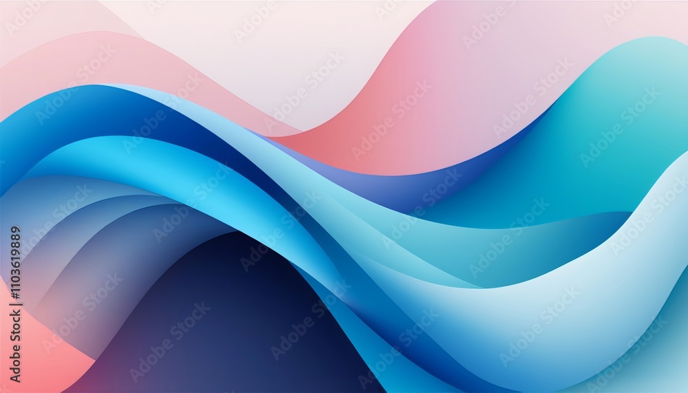 Fototapeta premium Modern 2D Wallpaper with Grainy Gradient Colors