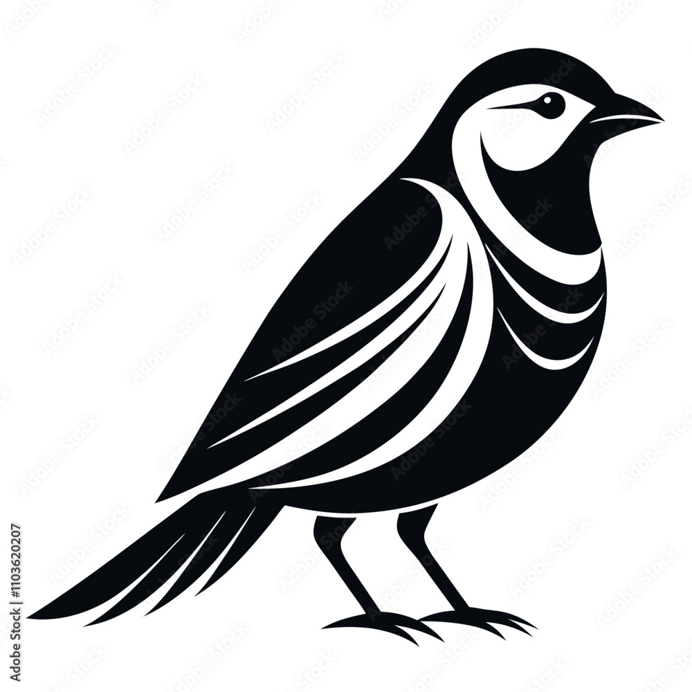 Lilac-Breasted Roller silhouette