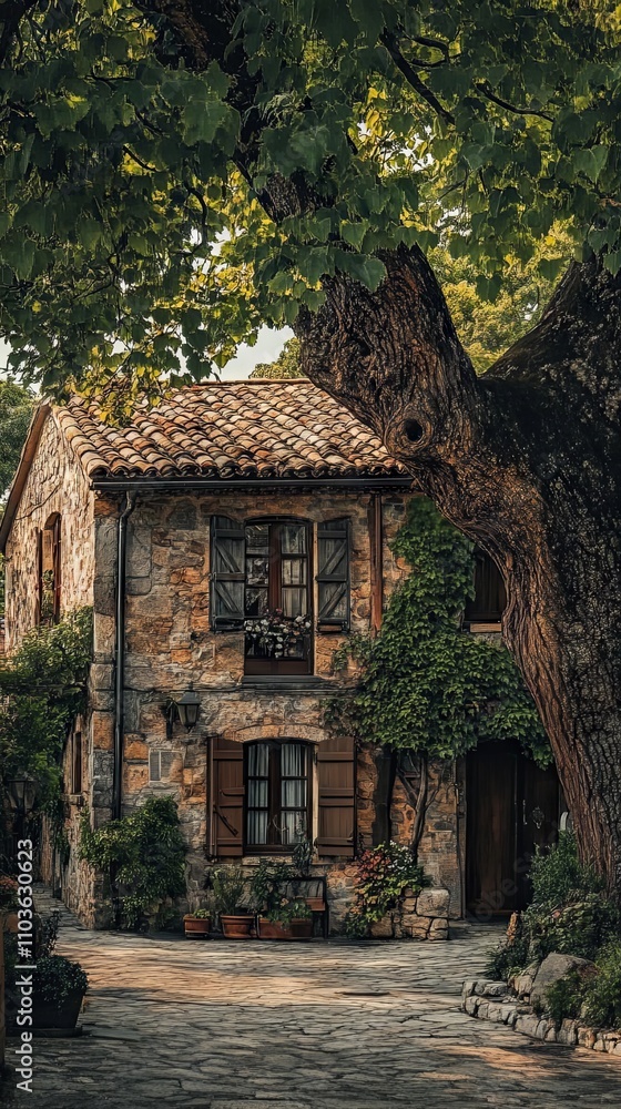 Rustic Stone House in a Picturesque Village Rustic Stone House in a Picturesque Village