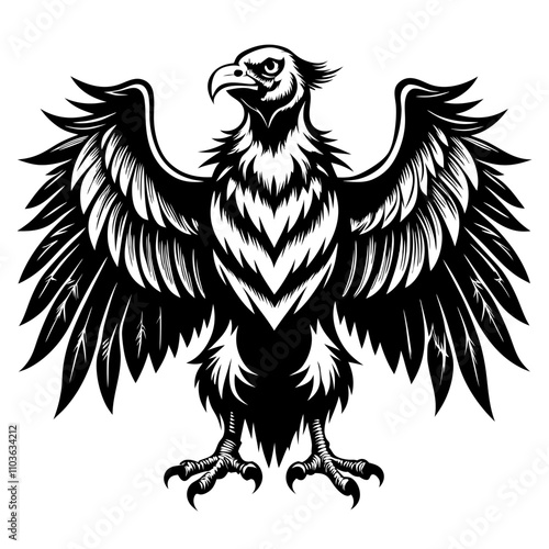 andean condor silhouette vector illustration printable design