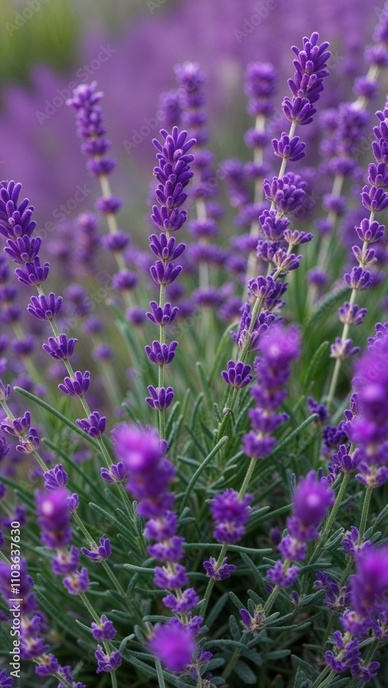 Fototapeta premium Lavender Aromatic herb known for its purple flowers and calming scent