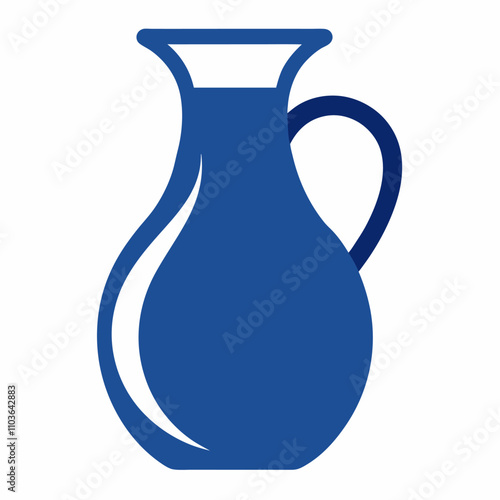 jug vector icon illustration with white background