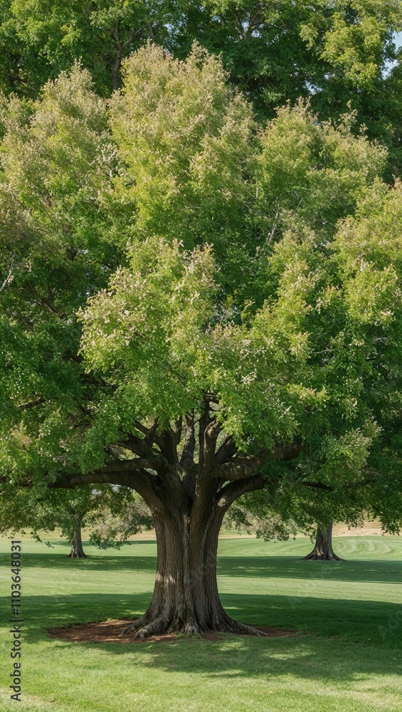 Oak Tree Large hardwood tree with lobed leaves and acorns commonly found in temperate climates Oak Tree Large hardwood tree with lobed leaves and acorns commonly found in temperate climates