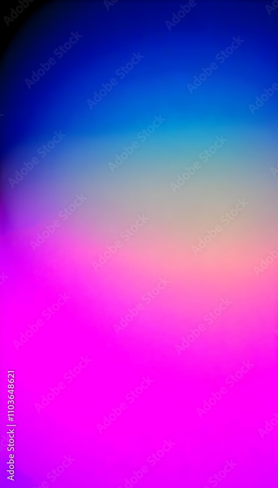 Fototapeta premium A futuristic neon gradient with electric blue, hot pink, and lime green.