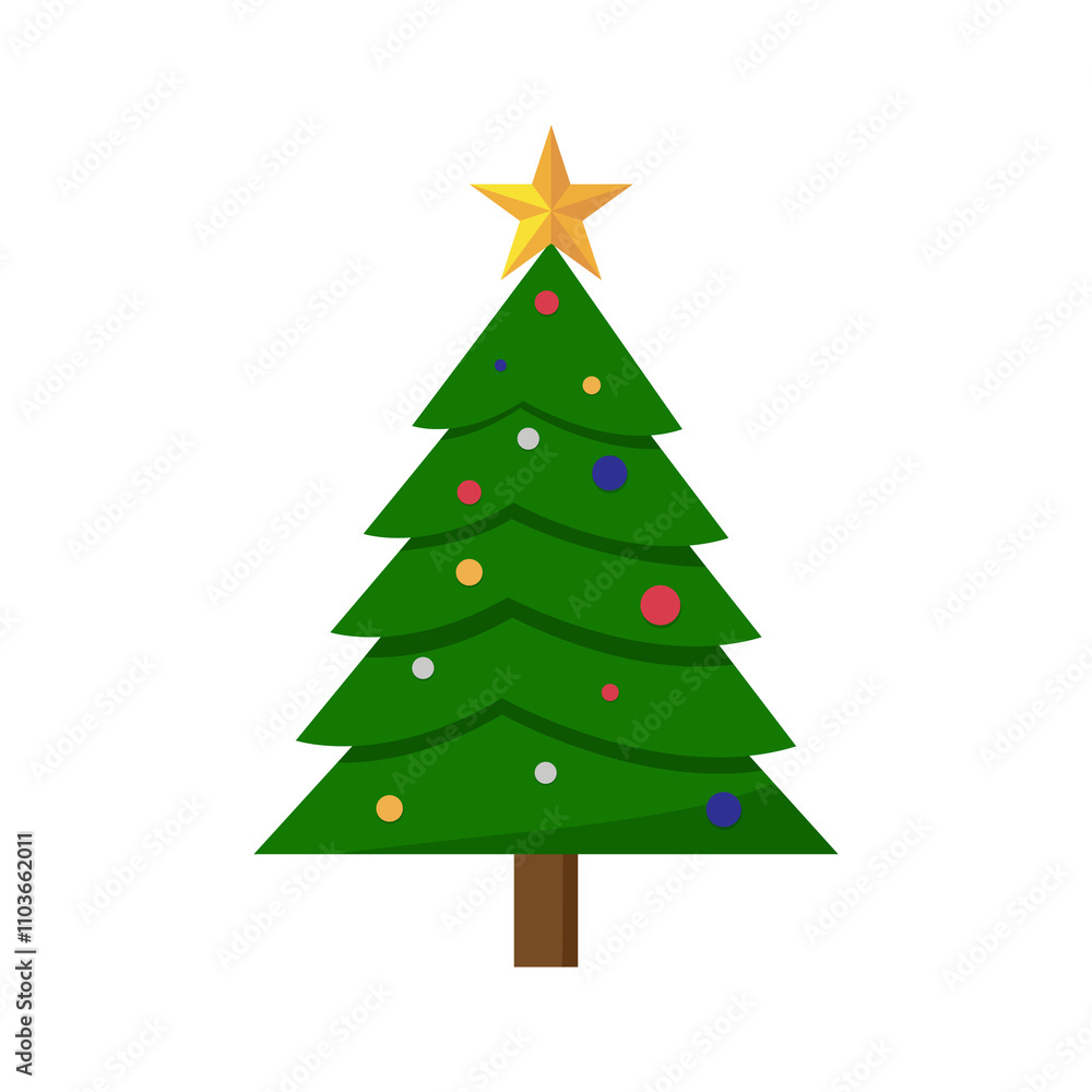 christmas tree isolated on white background christmas tree isolated on white background