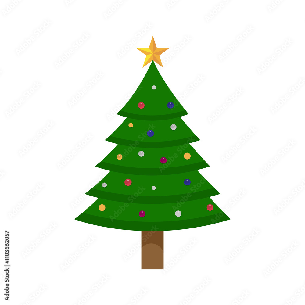 christmas tree isolated on white background christmas tree isolated on white background