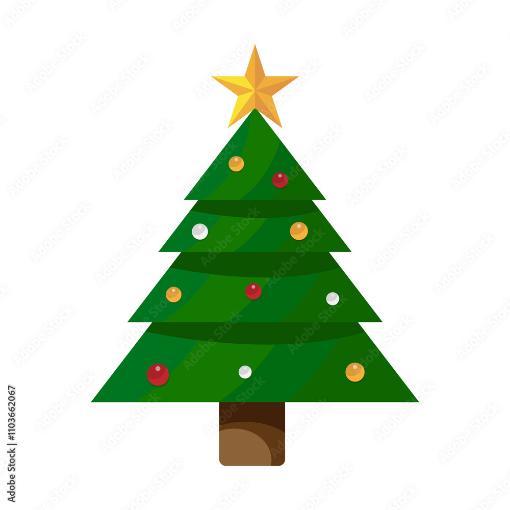 christmas tree illustration christmas tree illustration