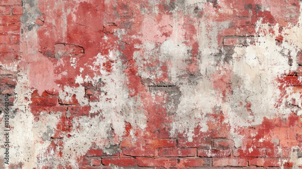 Red brick wall texture background with weathered bricks, cement joints, and an aged, grungy appearance. Ideal for architectural, urban, or vintage design projects. Red brick wall texture background with weathered bricks, cement joints, and an aged, grungy appearance. Ideal for architectural, urban, or vintage design projects.