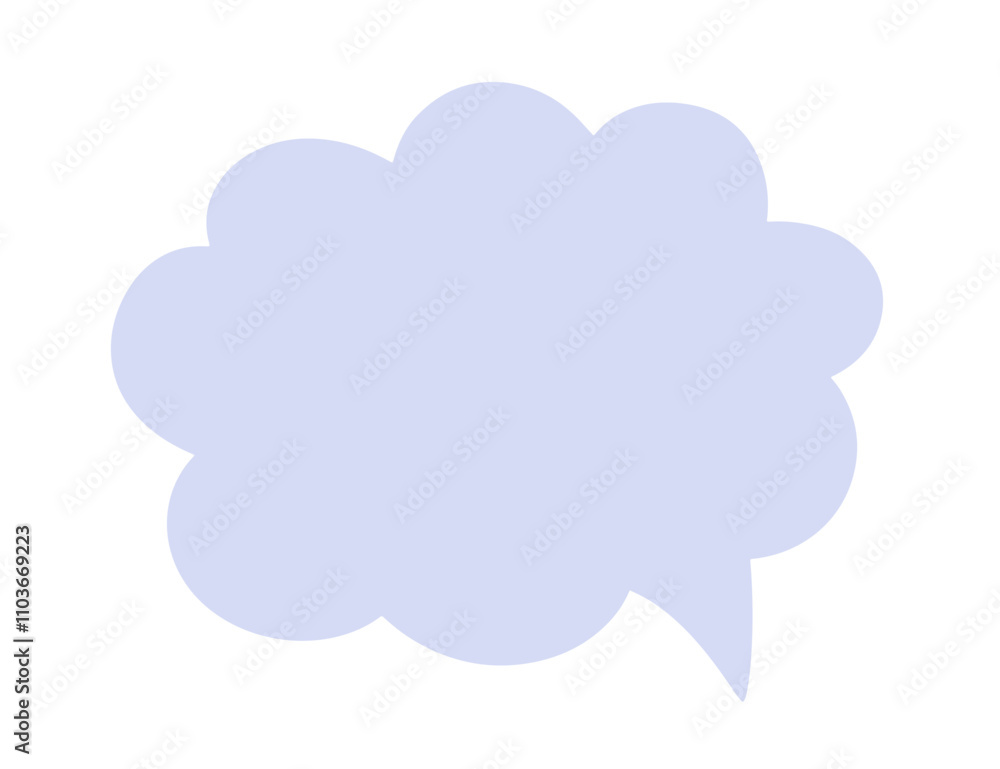 Chat Speech Bubble Message Text Cloud Vector Shape Chat Speech Bubble Message Text Cloud Vector Shape