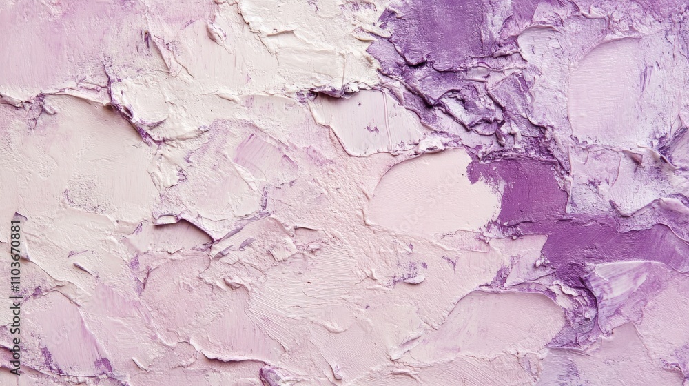Textured wall art showcasing soft pastel purple and pink tones, creating a nostalgic and warm atmosphere with layered paint effects. Textured wall art showcasing soft pastel purple and pink tones, creating a nostalgic and warm atmosphere with layered paint effects.