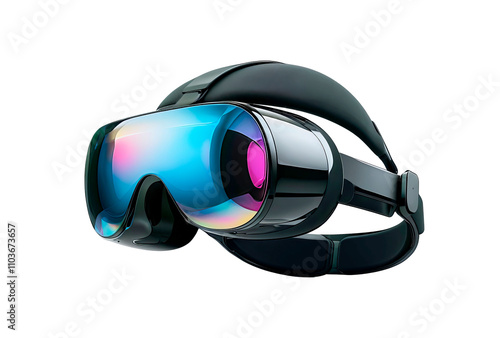 virtual reality glasses against a white background