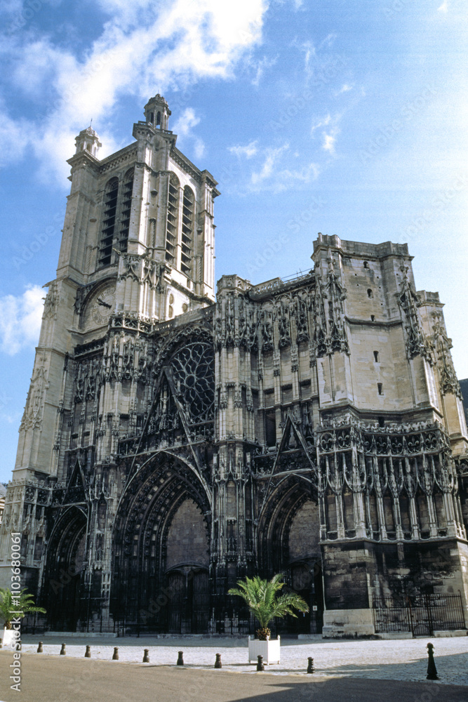 Fototapeta premium Troyes, France: the cathedral