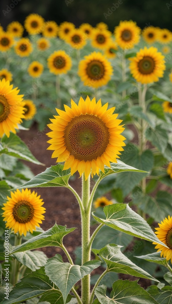 Sunflower Annual plant with large yellow flowers and edible seeds for birds Sunflower Annual plant with large yellow flowers and edible seeds for birds