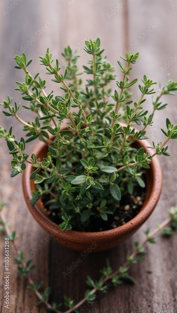 custom made wallpaper toronto digitalThyme Aromatic herb with tiny leaves widely used in Mediterranean cooking