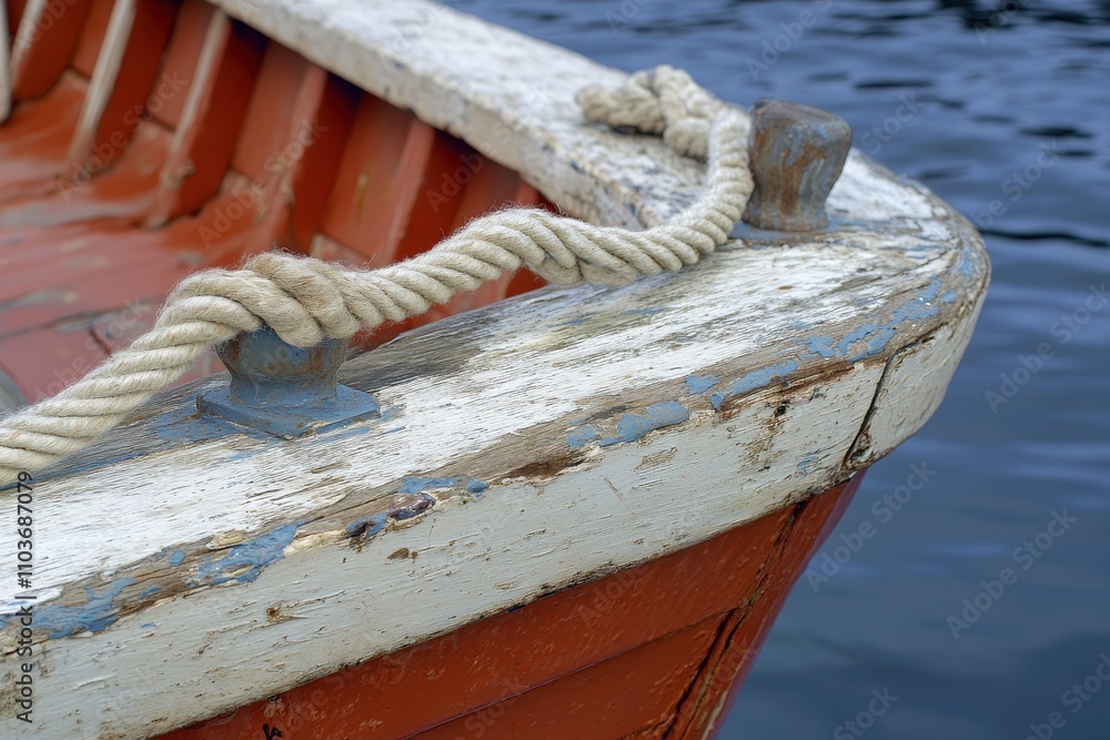 Fototapeta premium Nautical ropes and fasteners