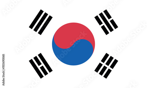 National flag of South Korea