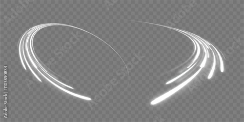 Neon stripes in the form of drill, turns and swirl. Iight background, speed, wavy, swirl,curve,speedy,vector. Abstract background rotational border lines. 