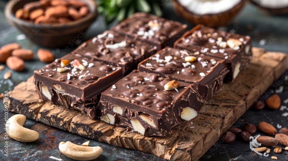 Plant-Based Chocolate: Indulge in creamy, dairy-free chocolate made from cocoa and coconut milk, offering a rich, velvety taste without any animal products.
Plant-Based Chocolate: Indulge in creamy, dairy-free chocolate made from cocoa and coconut milk, offering a rich, velvety taste without any animal products.