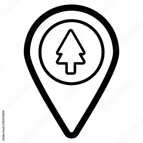 Free Download Park Location  Icon Element For Design - GFXLoad