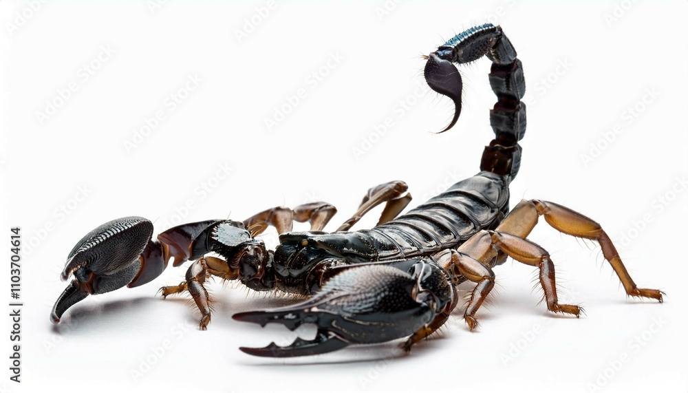 Fototapeta premium scorpion isolated on white background