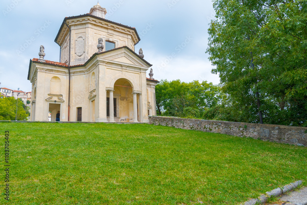 Naklejka premium One of the several chapels located on the walking path of the site named 