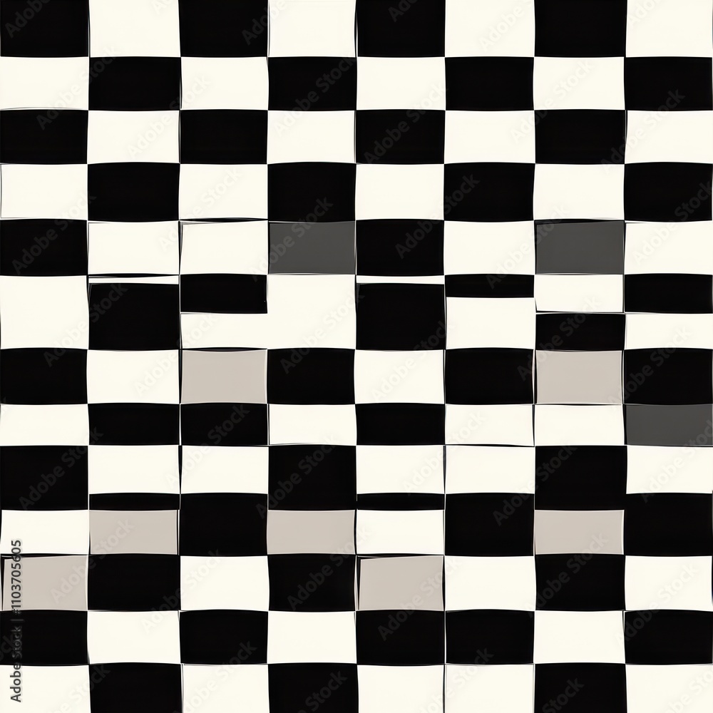 An abstract pattern of black and white squares with varying shades, creating a dynamic visual effect. An abstract pattern of black and white squares with varying shades, creating a dynamic visual effect.