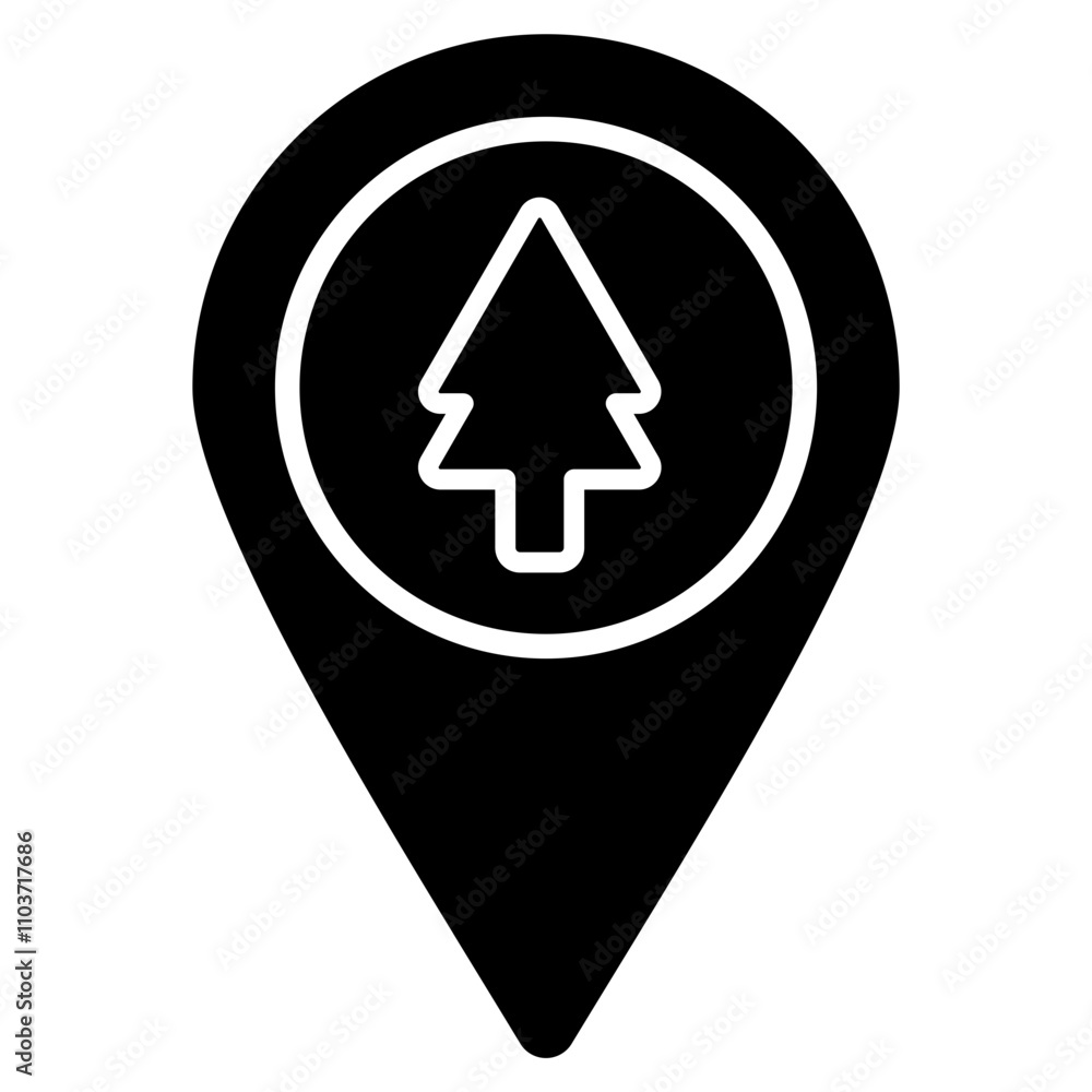 Park Location Icon Element For Design Park Location Icon Element For Design