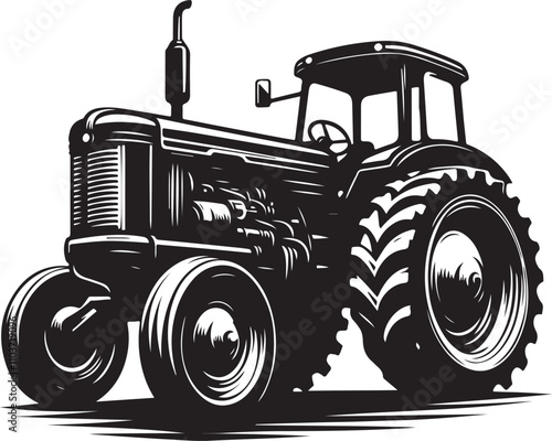 Tractor car image vector design 