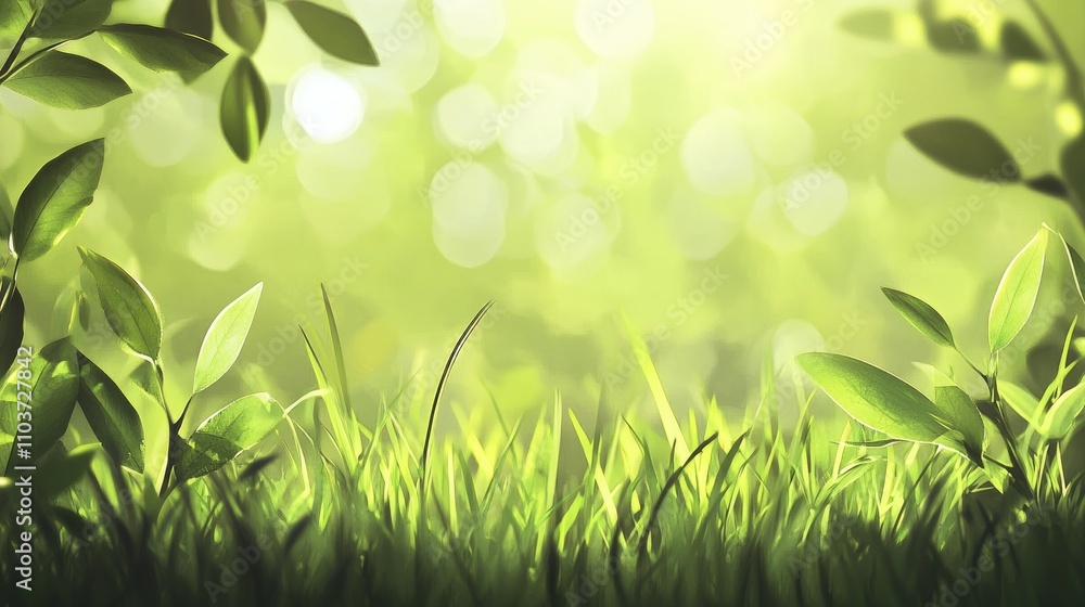 Vibrant sunlight-drenched greenery with lush grass and soft leaves creating a serene blurred backdrop, ideal for overlaying text or quotes. Vibrant sunlight-drenched greenery with lush grass and soft leaves creating a serene blurred backdrop, ideal for overlaying text or quotes.