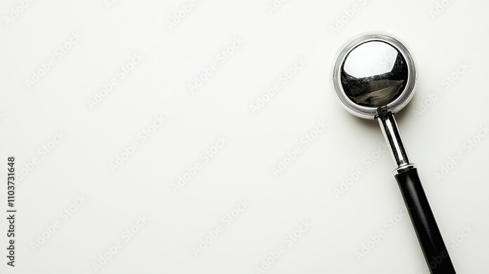 custom made wallpaper toronto digitalClose-up view of a silverware mallet set against a clean white background, emphasizing the intricate details of the silverware mallet with ample copy space for text.