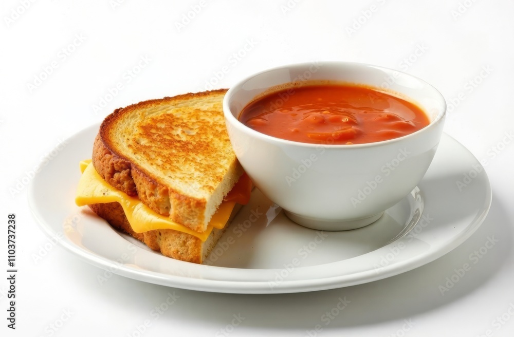 Toast with cheese and tomato sauce Toast with cheese and tomato sauce