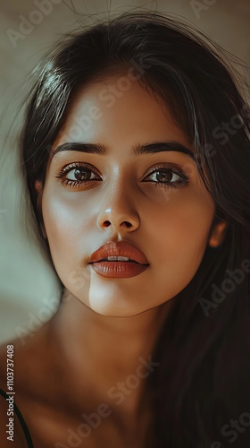 Close-up Portrait of a Stunning Woman