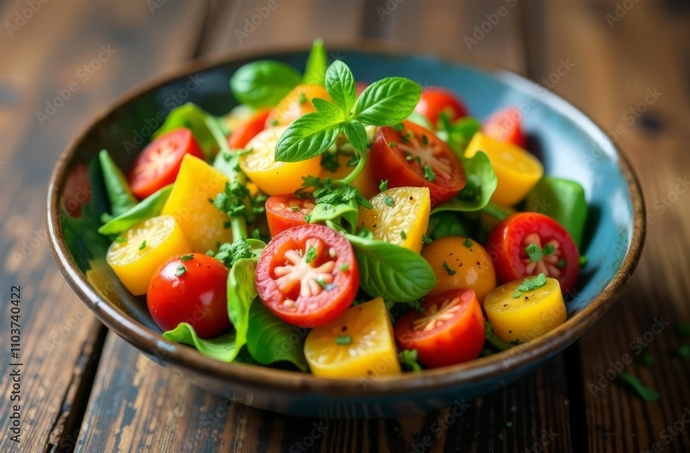 salad with tomatoes salad with tomatoes