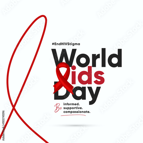 World AIDS Day Awareness Social Media Post