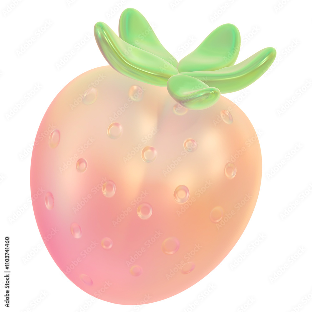 3D Iridescent Pink and Orange Stickers 3D Iridescent Pink and Orange Stickers