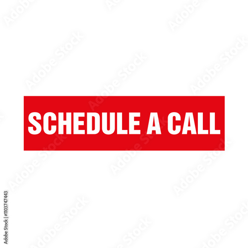 Schedule a Call - Call to action Button on a transparent Background