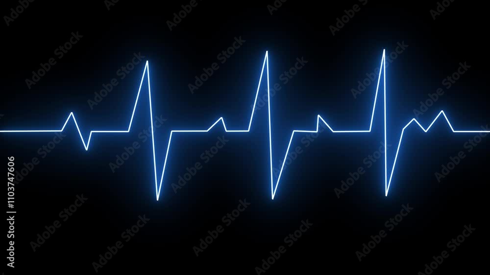 abstract background heartbeat line 4k neon light heartbeat display screen medical research show sign abstract background abstract background heartbeat line 4k neon light heartbeat display screen medical research show sign abstract background