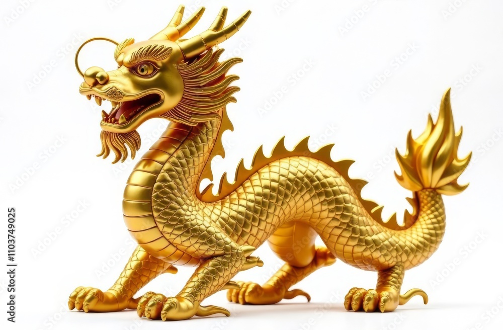 Obraz premium chinese dragon statue