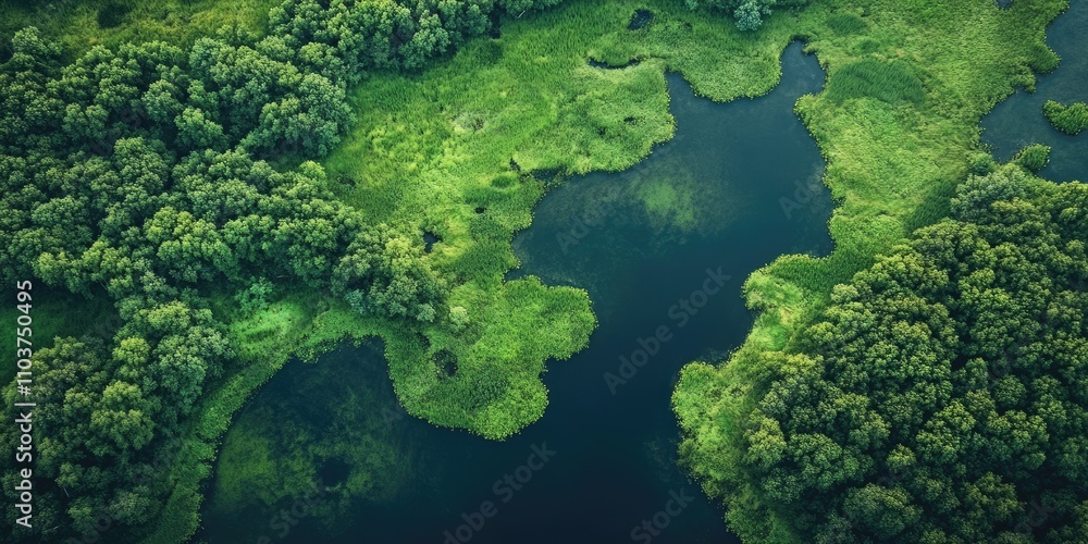 Fototapeta premium The Dynamic Green Project Highlights Exceptional Nature Conservation Efforts at Their Best, Emphasizing the Importance of Environmental Protection and Preservation.