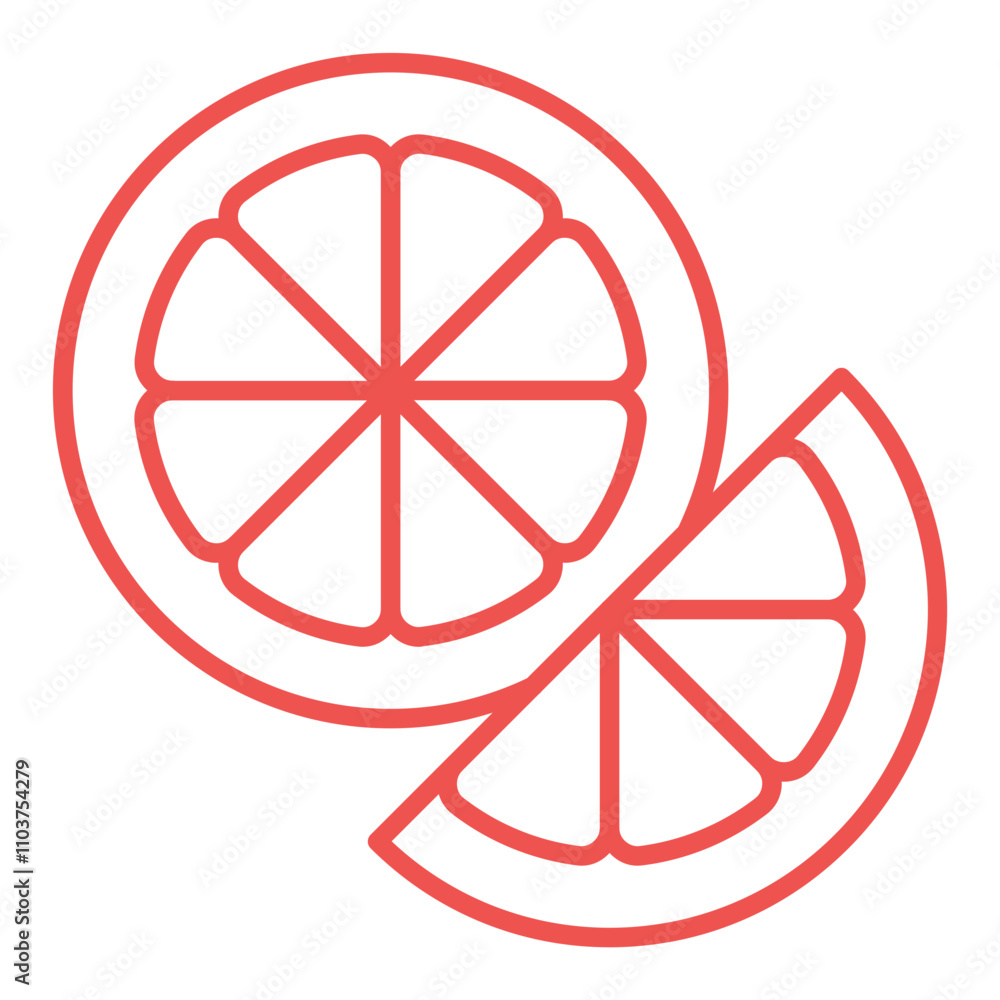 Orange slices Icon Orange slices Icon